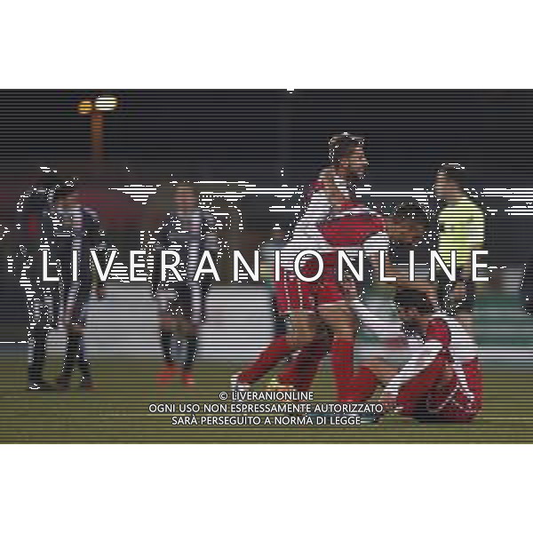 Rimini - Monza Campionato di calcio serie C girone B 11/12/2018 nella foto: esultanza rimini a fine gara ©Claudio Zamagni/Agenzia Aldo Liverani