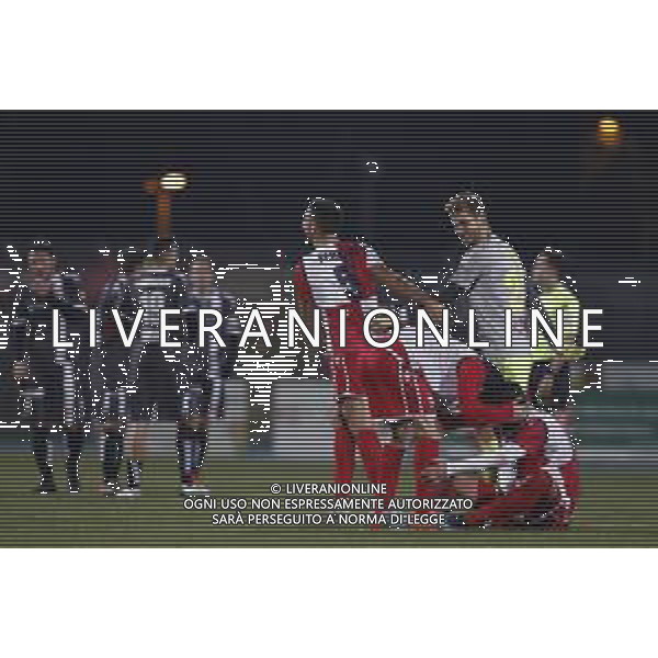Rimini - Monza Campionato di calcio serie C girone B 11/12/2018 nella foto: esultanza rimini a fine gara ©Claudio Zamagni/Agenzia Aldo Liverani