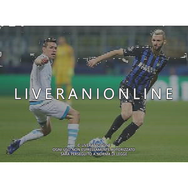 UEFA Champions League 2018/2019 Group Stage B Milano - 11.12.2018 Inter-PSV Eindhoven Nella Foto: marcelo brozovic e Hirving Lozano /Ph.Vitez-Ag. Aldo Liverani
