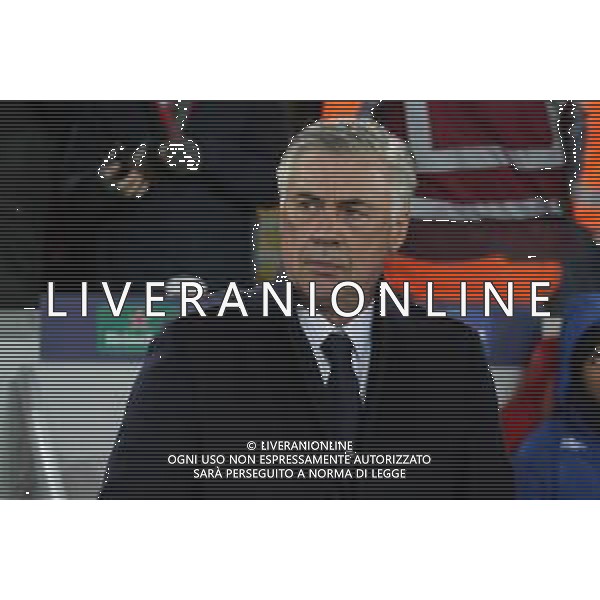LIVERPOOL - NAPOLI CHAMPIONS LEAGUE 11.12.2018 NELLA FOTO CARLO ANCELOTTI ©MOSCA / AGENZIA ALDO LIVERANI SAS