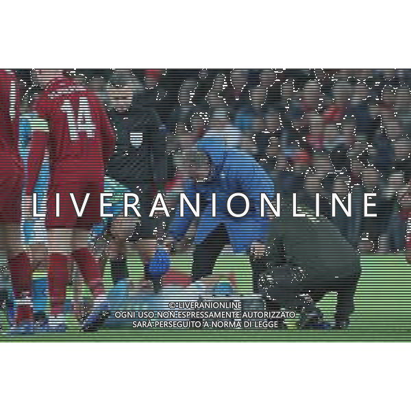 LIVERPOOL - NAPOLI CHAMPIONS LEAGUE 11.12.2018 NELLA FOTO DRIES MERTENS A TERRA INFORTUNATO ©MOSCA / AGENZIA ALDO LIVERANI SAS