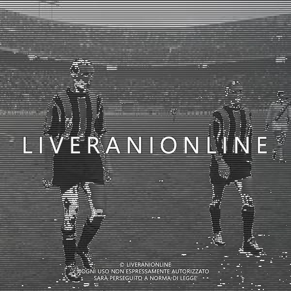 1962-1963 RETROSPETTIVA UMBERTO COLOMBO CALCIATORE NELLA FOTO UMBERTO COLOMBO AG ALDO LIVERANI SAS