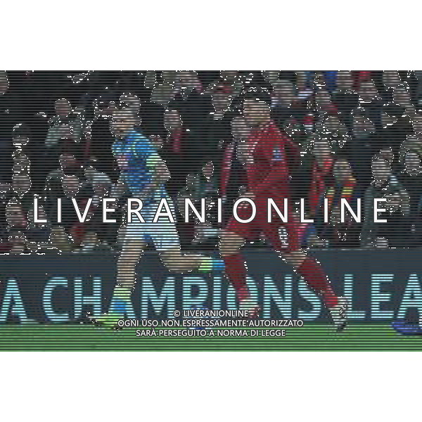 LIVERPOOL - NAPOLI CHAMPIONS LEAGUE 11.12.2018 NELLA FOTO ROBERTO FIRMINO, MAREK HAMSIK ©MOSCA / AGENZIA ALDO LIVERANI SAS