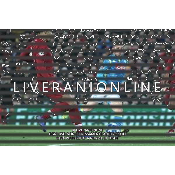 LIVERPOOL - NAPOLI CHAMPIONS LEAGUE 11.12.2018 NELLA FOTO DRIES MERTENS ©MOSCA / AGENZIA ALDO LIVERANI SAS