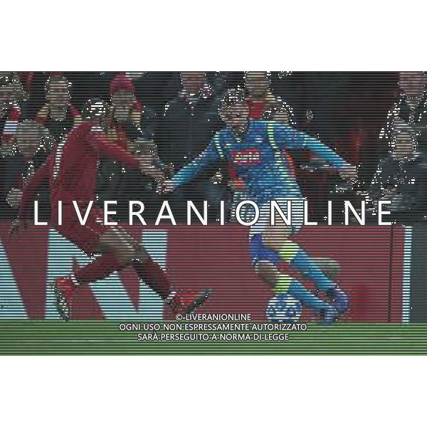 LIVERPOOL - NAPOLI CHAMPIONS LEAGUE 11.12.2018 NELLA FOTO FABIAN RUIZ ©MOSCA / AGENZIA ALDO LIVERANI SAS
