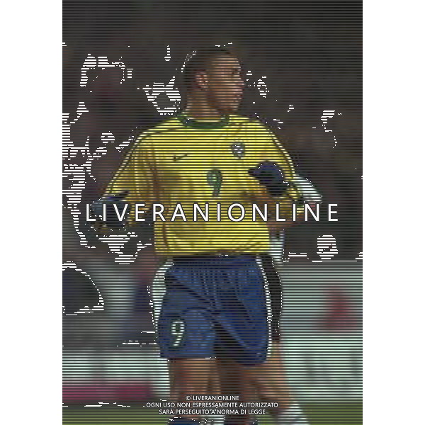 1998-1999 amichevole germania brasile 1-2 nella foto ronaldo ag aldo liverani sas