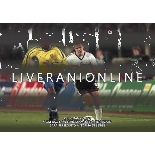 1998-1999 amichevole germania brasile 1-2 nella foto oliver bierhoff ag aldo liverani sas