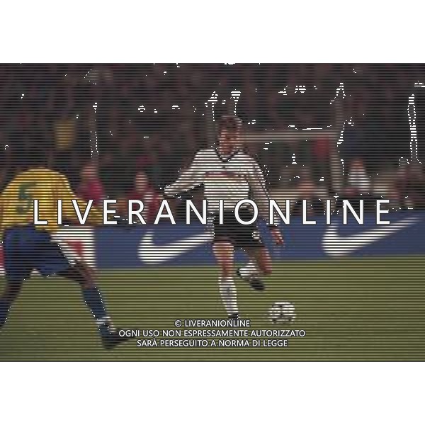 1998-1999 amichevole germania brasile 1-2 nella foto thomas helmer ag aldo liverani sas