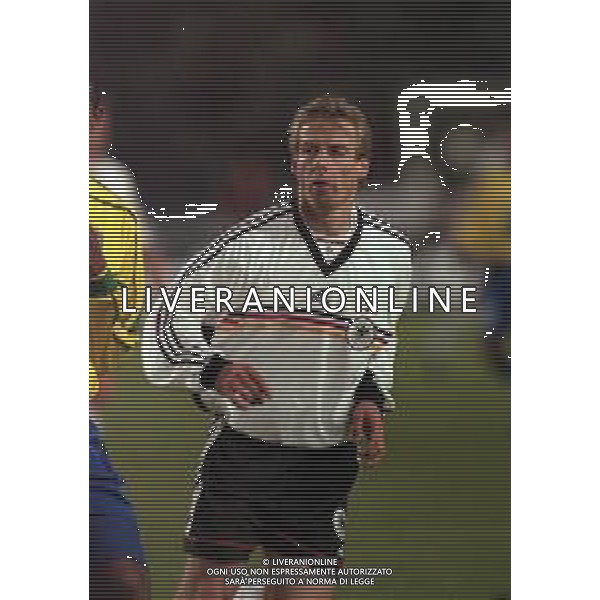 1998-1999 amichevole germania brasile 1-2 nella foto jurghen klinsmann ag aldo liverani sas