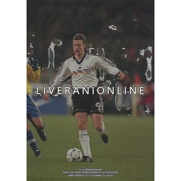 1998-1999 amichevole germania brasile 1-2 nella foto Christian Wörns ag aldo liverani sas