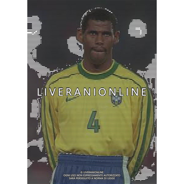 1998-1999 amichevole germania brasile 1-2 nella foto aldair ag aldo liverani sas