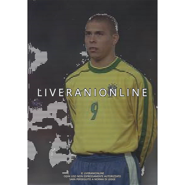 1998-1999 amichevole germania brasile 1-2 nella foto ronaldo ag aldo liverani sas