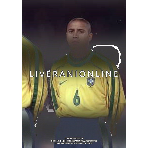 1998-1999 amichevole germania brasile 1-2 nella foto roberto carlos ag aldo liverani sas