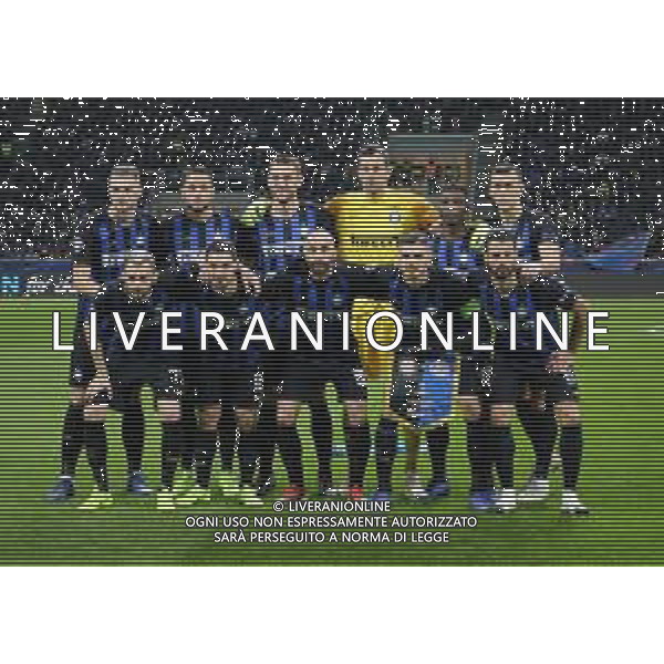 UEFA Champions League 2018/2019 Group Stage B Milano - 11.12.2018 Inter-PSV Eindhoven Nella Foto:Inter Squadra Formazione Handanovic,De Vrij,Icardi,Politano,Asamoah,Borja Valero,D’Ambrosio,Skriniar,Perisic,Brozovic,Candreva /Ph.Vitez-Ag. Aldo Liverani