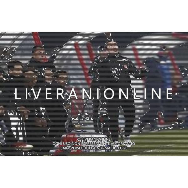 Rimini - Monza Campionato di calcio serie C girone B 11/12/2018 nella foto: Allenatore Brocchi Cristian (Monza 1912) ©Claudio Zamagni/Agenzia Aldo Liverani