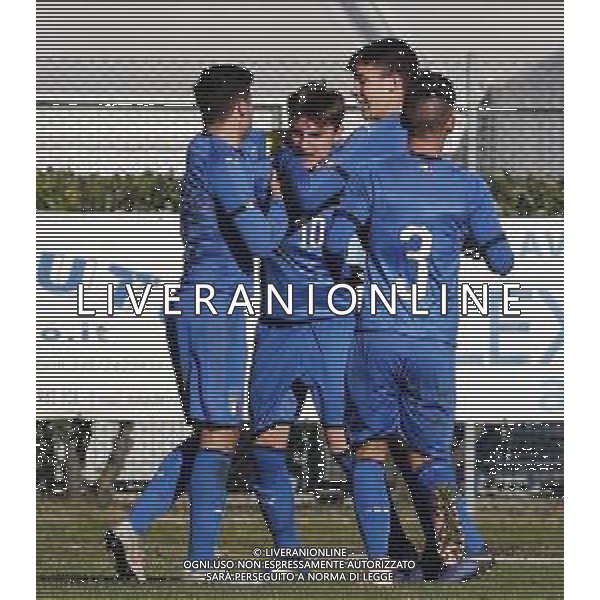 Amichevole Nazionale Under 16 Italia - Turchia 12/12/2018 nella foto: Esultanza dopo il gol di Zuccon Federico (Atalanta) ©Claudio Zamagni/Agenzia Aldo Liverani / AGENZIA ALDO LIVERANI SAS
