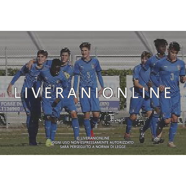 Amichevole Nazionale Under 16 Italia - Turchia 12/12/2018 nella foto: Esultanza dopo il gol di Zuccon Federico (Atalanta) ©Claudio Zamagni/Agenzia Aldo Liverani / AGENZIA ALDO LIVERANI SAS