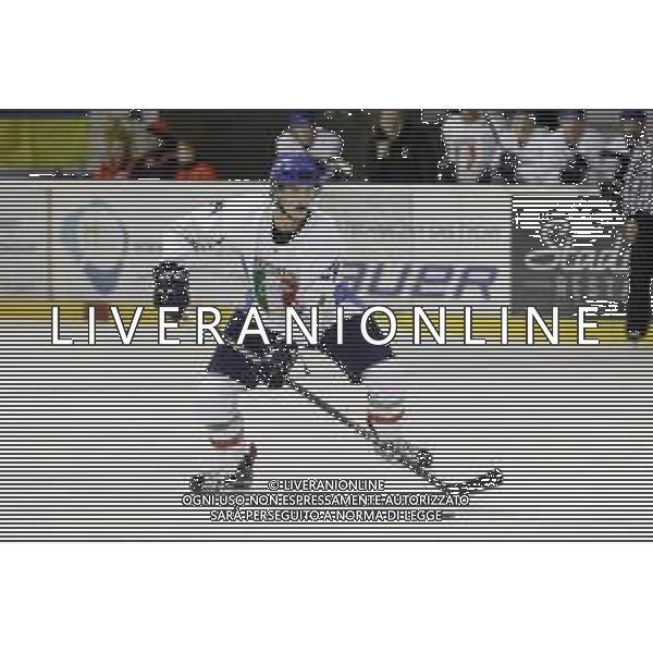 TYCHY 12.12.2018 SPORT HOKEJ NA LODZIE MISTRZOSTWA SWIATA U20 DYWIZJI 1B ICE HOCKEY U20 WORLD CHAMPIONSHIP DIVISION I - GROUP B UKRAINA - WLOCHY UKRAINE - ITALY NZ. MAXIMILIAN LEITNER (ITA) FOT. MICHAL CHWIEDUK / FOKUSMEDIA/NEWSPIX.PL --- Newspix.pl AG ALDO LIVERANI SAS