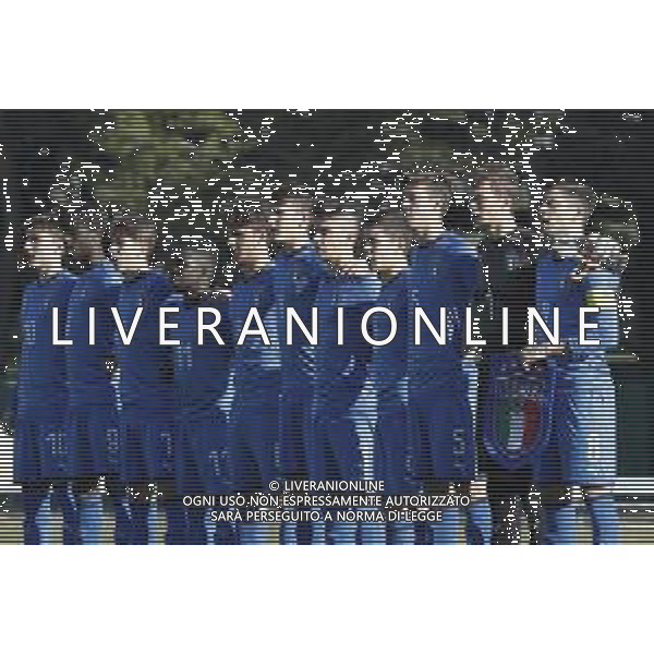 Amichevole Nazionale Under 16 Italia - Turchia 12/12/2018 nella foto: la formazione dell\'Italia under 16 ©Claudio Zamagni/Agenzia Aldo Liverani