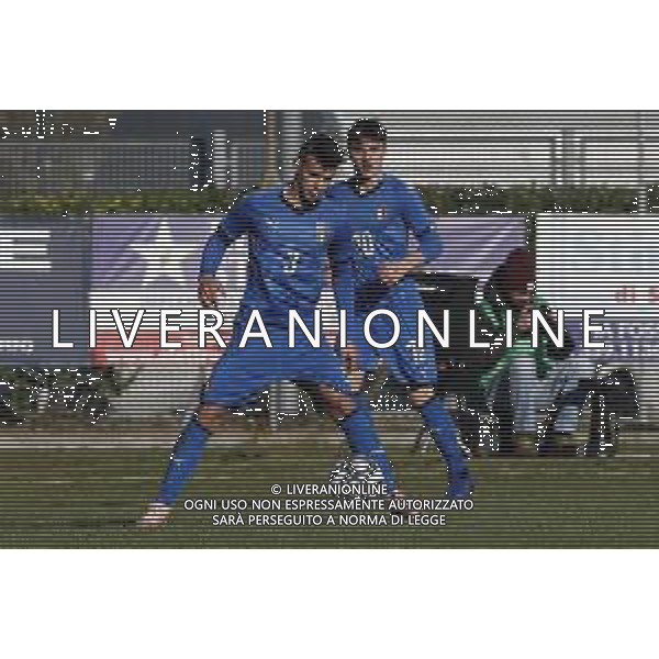 Amichevole Nazionale Under 16 Italia - Turchia 12/12/2018 nella foto: Ceresoli Andrea (Atalanta) e Zuccon Federico (Atalanta) ©Claudio Zamagni/Agenzia Aldo Liverani