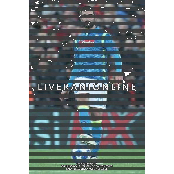 11-12-2018 LIVERPOOL NAPOLI CHAMPIONS LEGUE NELLA FOTO: RAUL ALBIOL FOTO MOSCA, AG.LIVERANI