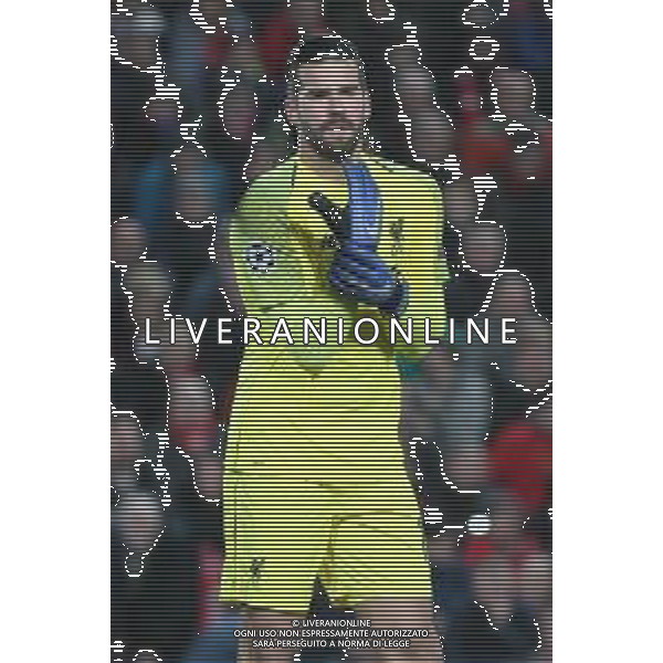 11-12-2018 LIVERPOOL NAPOLI CHAMPIONS LEGUE NELLA FOTO: ALISSON BECKER FOTO MOSCA, AG.LIVERANI