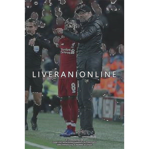 11-12-2018 LIVERPOOL NAPOLI CHAMPIONS LEGUE NELLA FOTO: JÜRGEN KLOPP, NABY KEÏTA FOTO MOSCA, AG.LIVERANI
