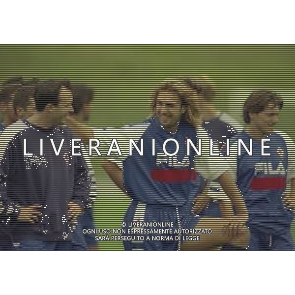 1999-2000 BORMIO-RITO ESTIVO FIORENTINA CALCIO NELLA FOTO GABRIEL BATISTUTA AG ALDO LIVERANI SAS