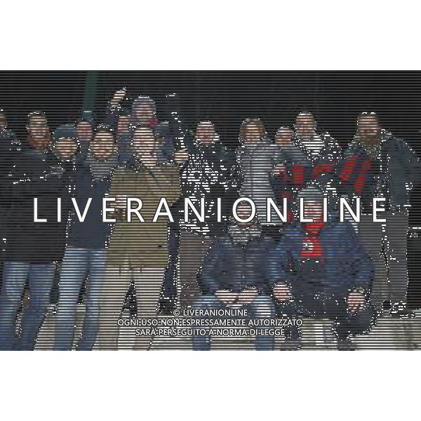 IMOLA 15 12 2018 IMOLESE CALCIO-FERMANA SERIE C NELLA FOTO SINDACA MANUELA SANGIORGI CON IN TIFOSI DELL\'IMOLESE CALCIO FOTO GIANNI SANNA-AG ALDO LIVERANI SAS