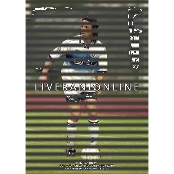 1997-1998 AMICHEVOLE ESTIVA ATALANTA CALCIO NELLA FOTO STEFANO ROSSINI AG ALDO LIVERANI SAS
