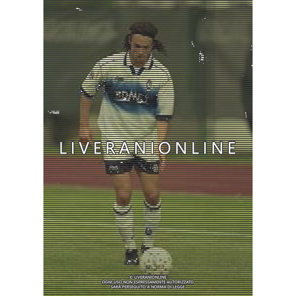 1997-1998 AMICHEVOLE ESTIVA ATALANTA CALCIO NELLA FOTO STEFANO ROSSINI AG ALDO LIVERANI SAS