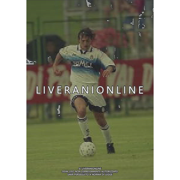 1997-1998 AMICHEVOLE ESTIVA ATALANTA CALCIO NELLA FOTO VINCENZO CHIANESE AG ALDO LIVERANI SAS