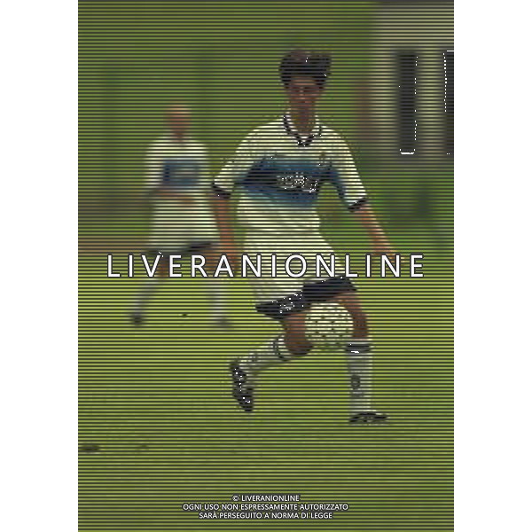 1997-1998 AMICHEVOLE ESTIVA ATALANTA CALCIO NELLA FOTO FILIPPPO CAROBBIO AG ALDO LIVERANI SAS