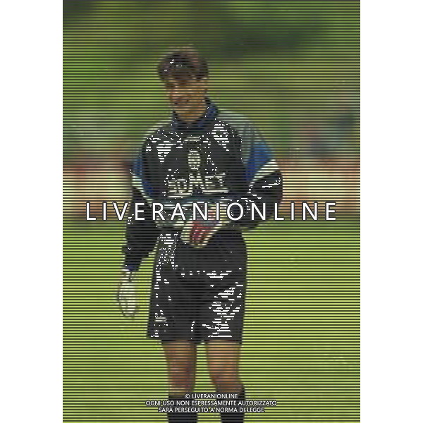 1997-1998 AMICHEVOLE ESTIVA ATALANTA CALCIO NELLA FOTO DAVIDE PINATO AG ALDO LIVERANI SAS