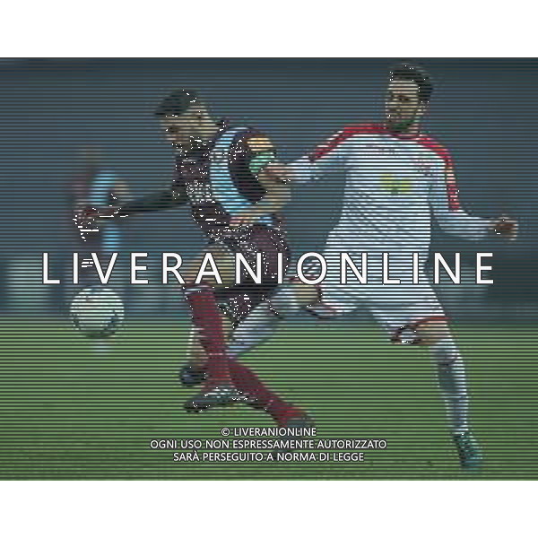 Campionato di Calcio Serie B BKT 2018/2019 16a Giornata Carpi (MO) - 16.12.2018 Carpi-Salernitana Nella Foto:Raffaele Schiavi - Andrea Arrighini /Ph.Vitez-Ag. Aldo Liverani