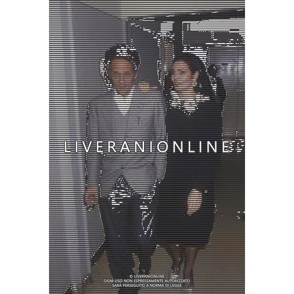 RETROSPETTIVA GIORGIO FALCK IMPRENDITORE E VELISTA ITALIANO NELLA FOTO GIORGIO FALCK CON ROSANNA SCHIAFFINO AG ALDO LIVERANI SAS