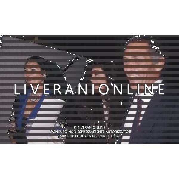 RETROSPETTIVA GIORGIO FALCK IMPRENDITORE E VELISTA ITALIANO NELLA FOTO GIORGIO FALCK CON ROSANNA SCHIAFFINO AG ALDO LIVERANI SAS