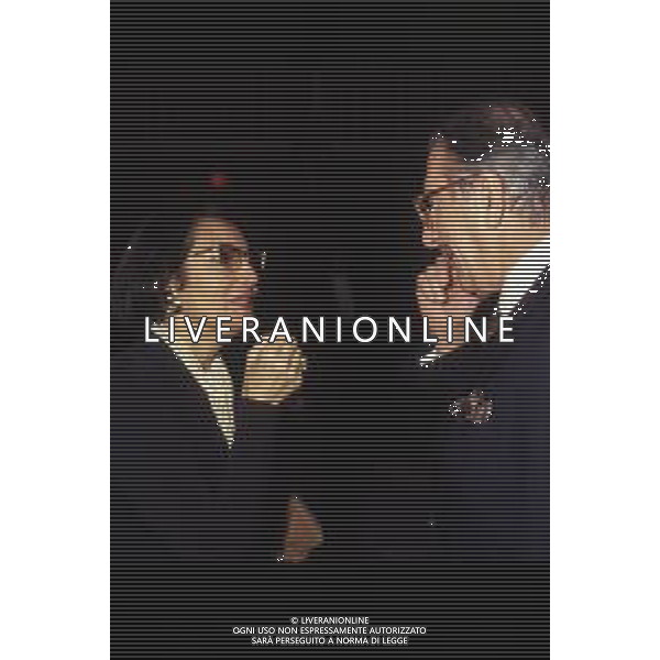 RETROSPETTIVA ROSANNA SCHIAFFINO NELLA FOTO ROSANNA SCHIAFFINO CON ALDO ANIASI AG ALDO LIVERANI SAS