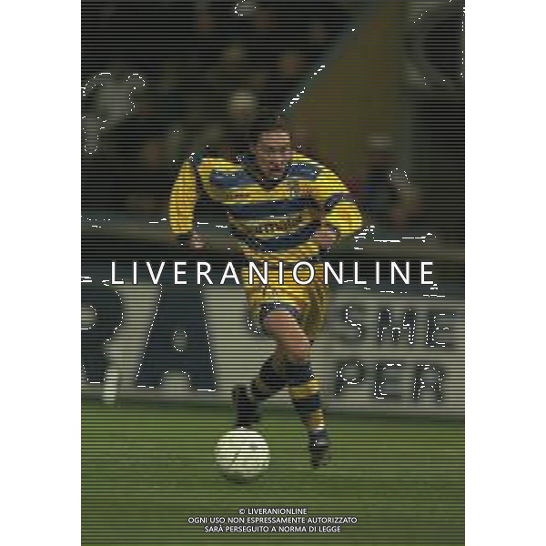 16-03-1999 PARMA COPPA UEFA PARMA BORDEAUX 6-0 NELLA FOTO ENRICO CHIESA AG ALDO LIVERANI SAS