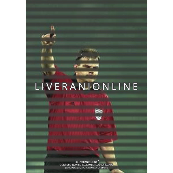 22-10-1998 ROMA OTTAVI DI FINALE LAZIO PARTIZAN BELGRADO 0-0 NELLA FOTO ARBITRO TEMMINK RENE\' AG ALDO LIVERANI SAS