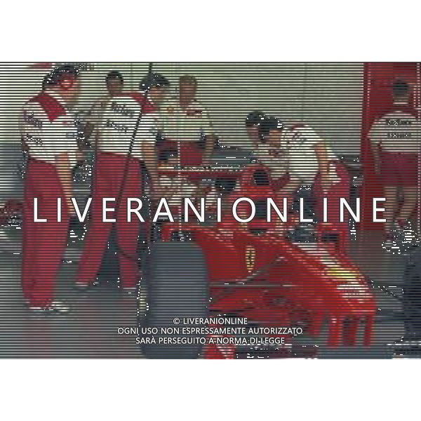 13-08-1997 MONZA-PROVE F1 GP MONZA NELLA FOTO MICHAEL SCHUMACHER AG ALDO LIVERANI SAS