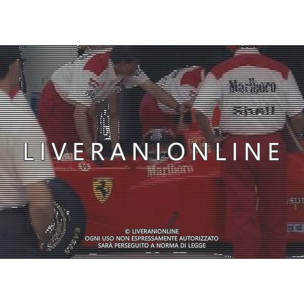 13-08-1997 MONZA-PROVE F1 GP MONZA NELLA FOTO MICHAEL SCHUMACHER AG ALDO LIVERANI SAS