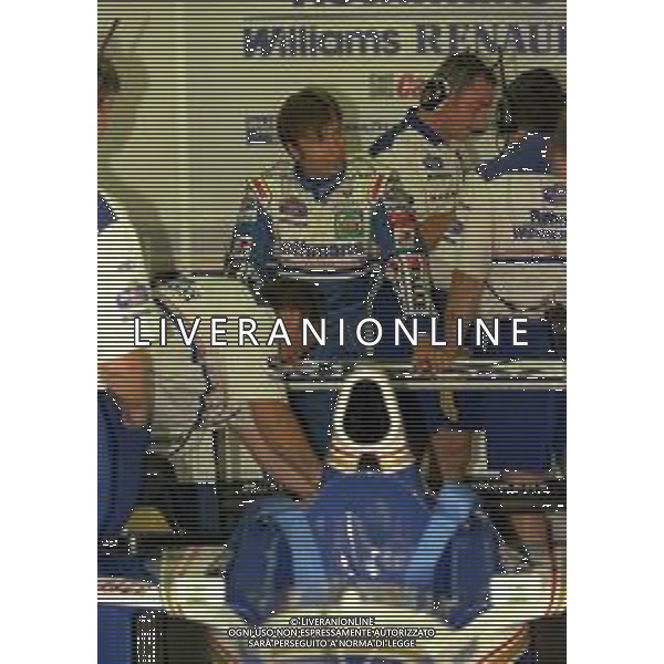 13-08-1997 MONZA-PROVE F1 GP MONZA NELLA FOTO Heinz-Harald Frentzen AG ALDO LIVERANI SAS