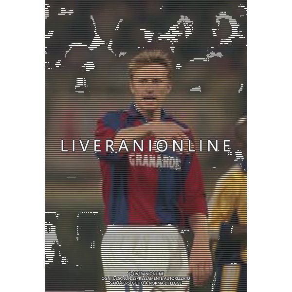 20-04-1999 BOLOGNA COPPA UEFA SEMIFINALE DI RITORNO BOLOGNA -MARSIGLIA 1-1 NELLA FOTO KENNET ANDERSSON AG ALDO LIVERANI SAS
