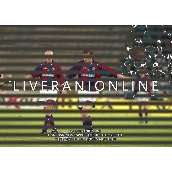 20-04-1999 BOLOGNA COPPA UEFA SEMIFINALE DI RITORNO BOLOGNA -MARSIGLIA 1-1 NELLA FOTO KENNET ANDERSSON AG ALDO LIVERANI SAS