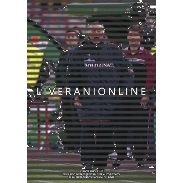 20-04-1999 BOLOGNA COPPA UEFA SEMIFINALE DI RITORNO BOLOGNA -MARSIGLIA 1-1 NELLA FOTO CARLO MAZZONE ALLENATORE BOLOGNA AG ALDO LIVERANI SAS