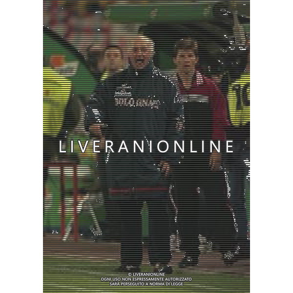 20-04-1999 BOLOGNA COPPA UEFA SEMIFINALE DI RITORNO BOLOGNA -MARSIGLIA 1-1 NELLA FOTO CARLO MAZZONE ALLENATORE BOLOGNA AG ALDO LIVERANI SAS