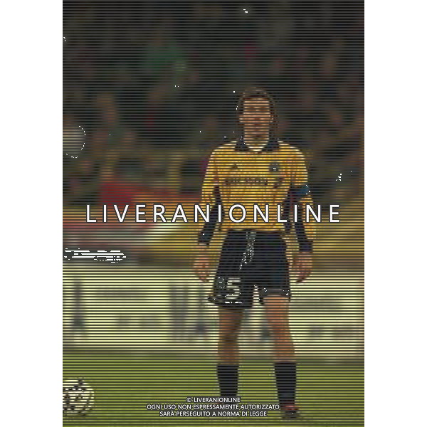 20-04-1999 BOLOGNA COPPA UEFA SEMIFINALE DI RITORNO BOLOGNA -MARSIGLIA 1-1 NELLA FOTO LAURENT BLANC AG ALDO LIVERANI SAS
