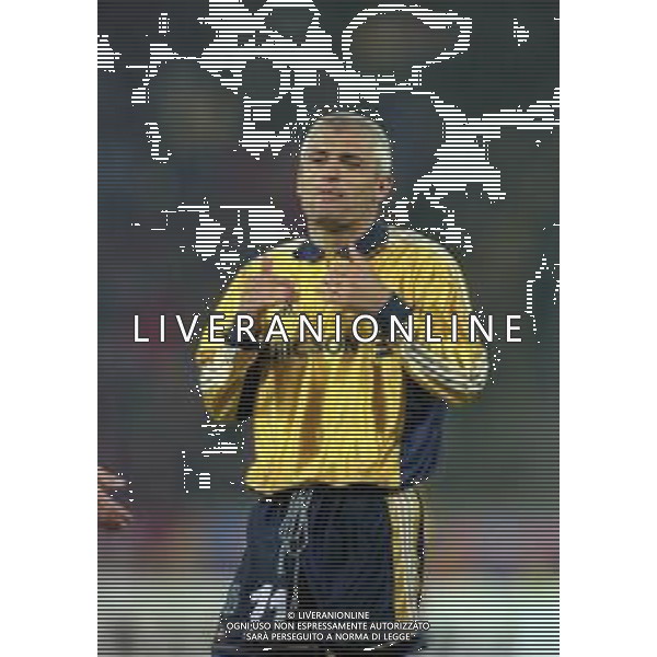 20-04-1999 BOLOGNA COPPA UEFA SEMIFINALE DI RITORNO BOLOGNA -MARSIGLIA 1-1 NELLA FOTO FABRIZIO RAVANELLI AG ALDO LIVERANI SAS