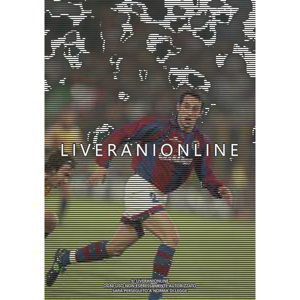 20-04-1999 BOLOGNA COPPA UEFA SEMIFINALE DI RITORNO BOLOGNA -MARSIGLIA 1-1 NELLA FOTO ALESSANDRO RINALDI AG ALDO LIVERANI SAS